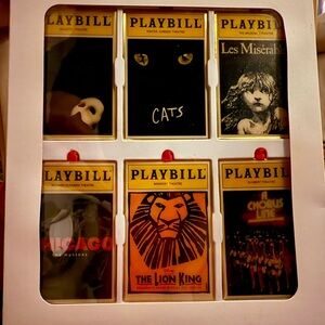 Broadway Playbill Christmas tree ornament Collection